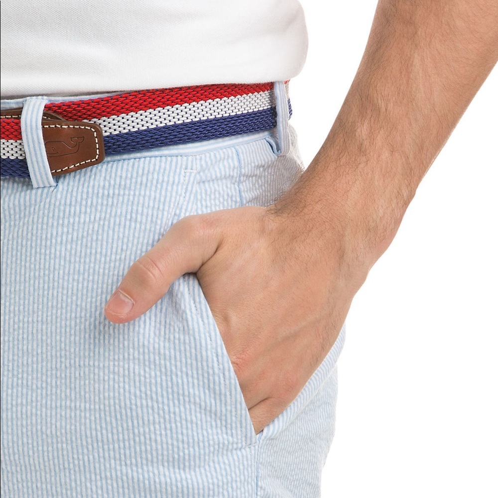 Men’s Sz 30 Seersucker Vineyard Vines Club Shorts